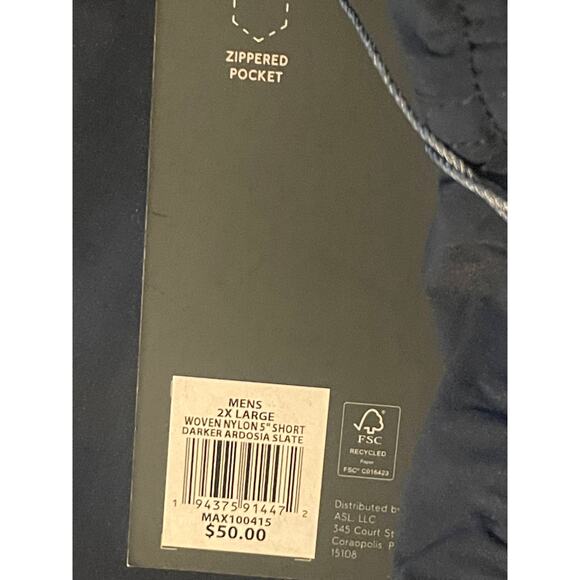 NWT VRST Men's 2XL Woven Nylon 5" Short Retail $50 - Picture 4 of 4